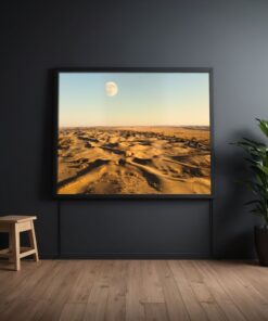 Captivating Sam Sand Dunes Framed Poster
