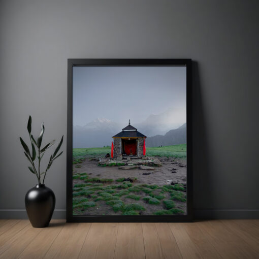 Budha Madhyamaheswar Temple Framed Poster
