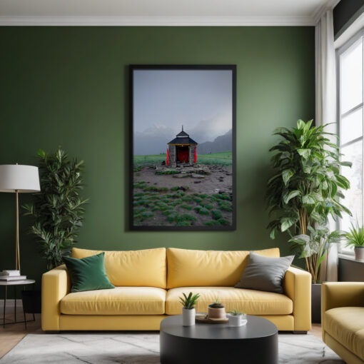 Budha Madhyamaheswar Temple Framed Poster - Image 2