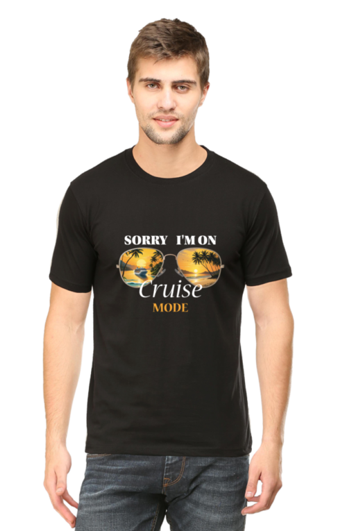 Cruise in Comfort: 'Sorry I'm on Cruise Mode' Unisex Cotton Tees in Vibrant Colors - Image 11