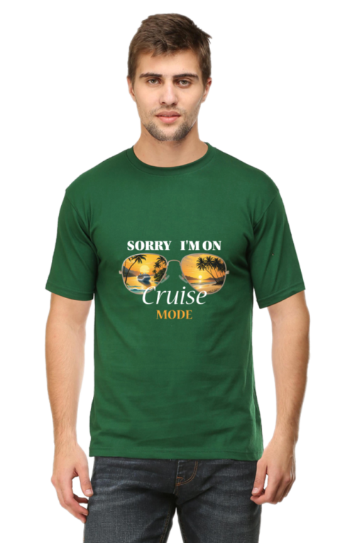 Cruise in Comfort: 'Sorry I'm on Cruise Mode' Unisex Cotton Tees in Vibrant Colors - Image 8