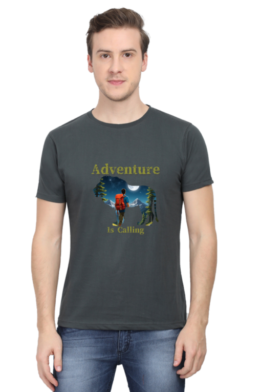 Answer the Call: 'Adventure is Calling' Unisex Cotton Tees in Vibrant Colors