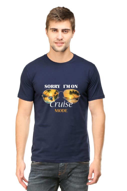 Cruise in Comfort: 'Sorry I'm on Cruise Mode' Unisex Cotton Tees in Vibrant Colors - Image 10