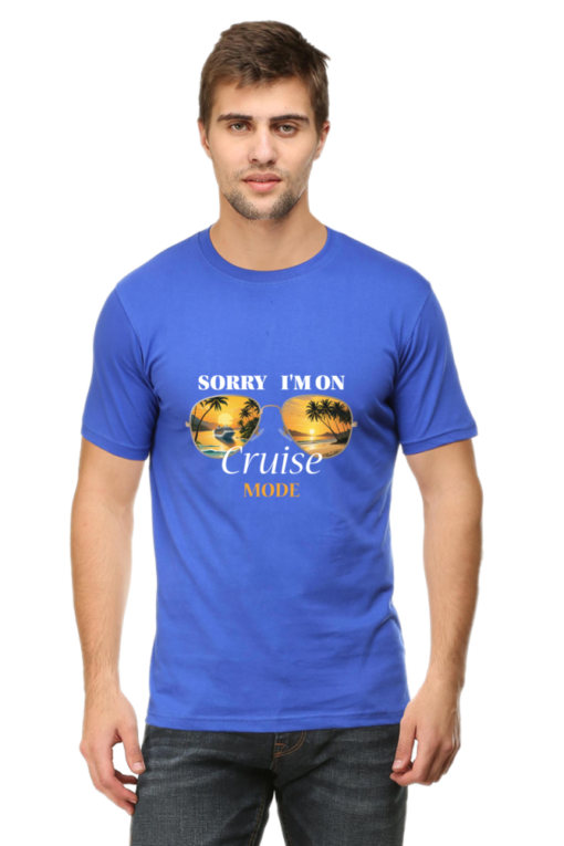 Cruise in Comfort: 'Sorry I'm on Cruise Mode' Unisex Cotton Tees in Vibrant Colors - Image 7