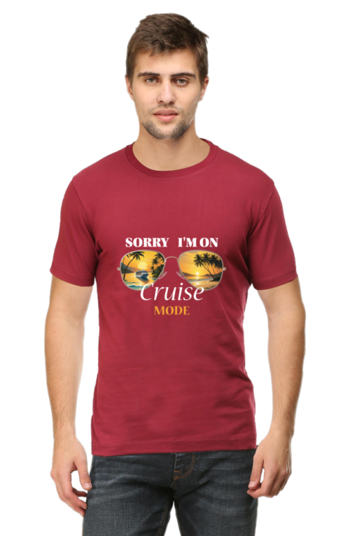 Cruise in Comfort: 'Sorry I'm on Cruise Mode' Unisex Cotton Tees in Vibrant Colors - Image 6