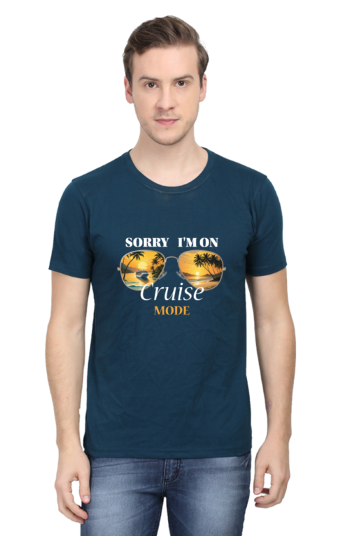 Cruise in Comfort: 'Sorry I'm on Cruise Mode' Unisex Cotton Tees in Vibrant Colors - Image 4
