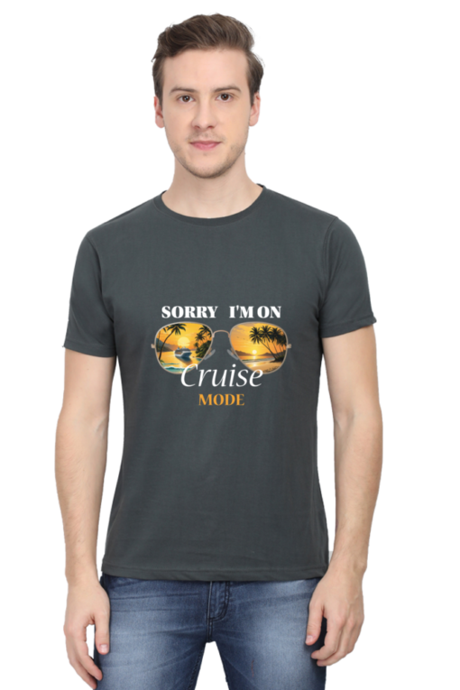 Cruise in Comfort: 'Sorry I'm on Cruise Mode' Unisex Cotton Tees in Vibrant Colors - Image 2